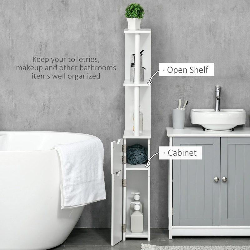 Small white linen cabinet discount